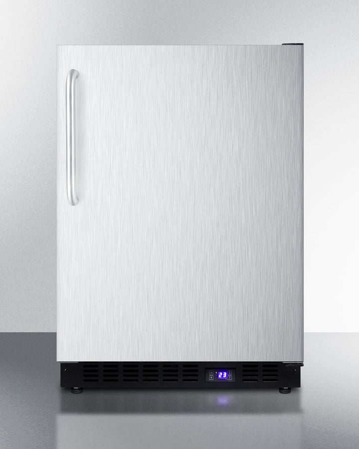 Summit SCFF53BXSSTBIM 24" Wide Built-In All-Freezer With Icemaker