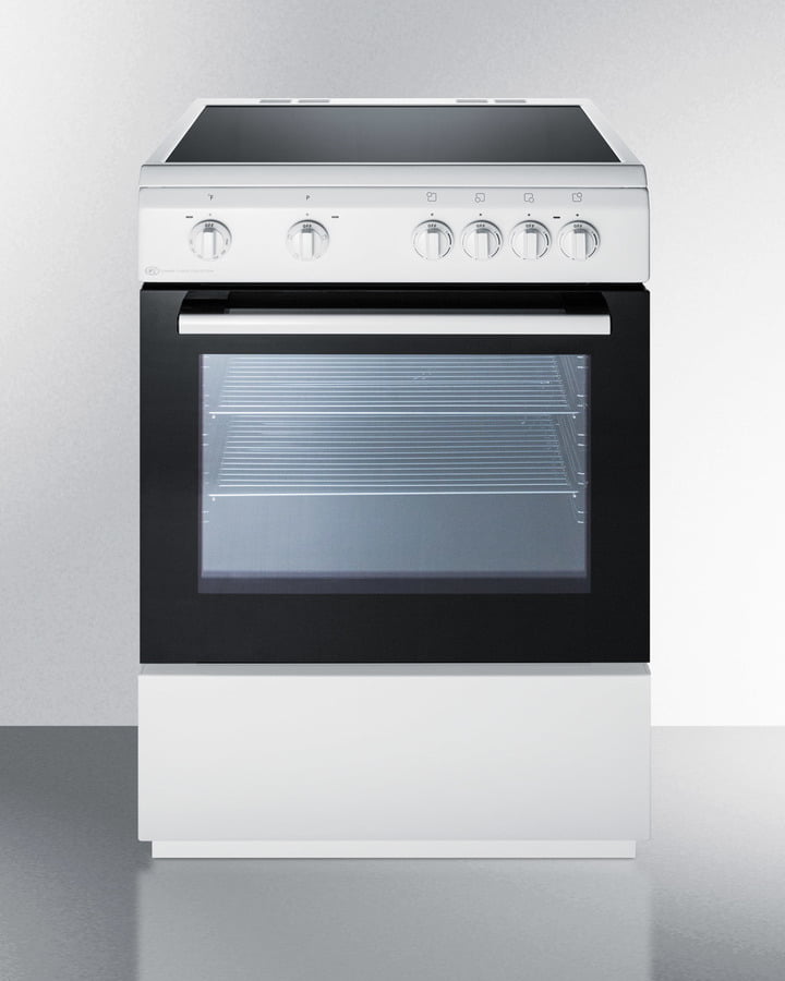 Summit CLRE24WH 24" Wide Smooth Top Electric Range