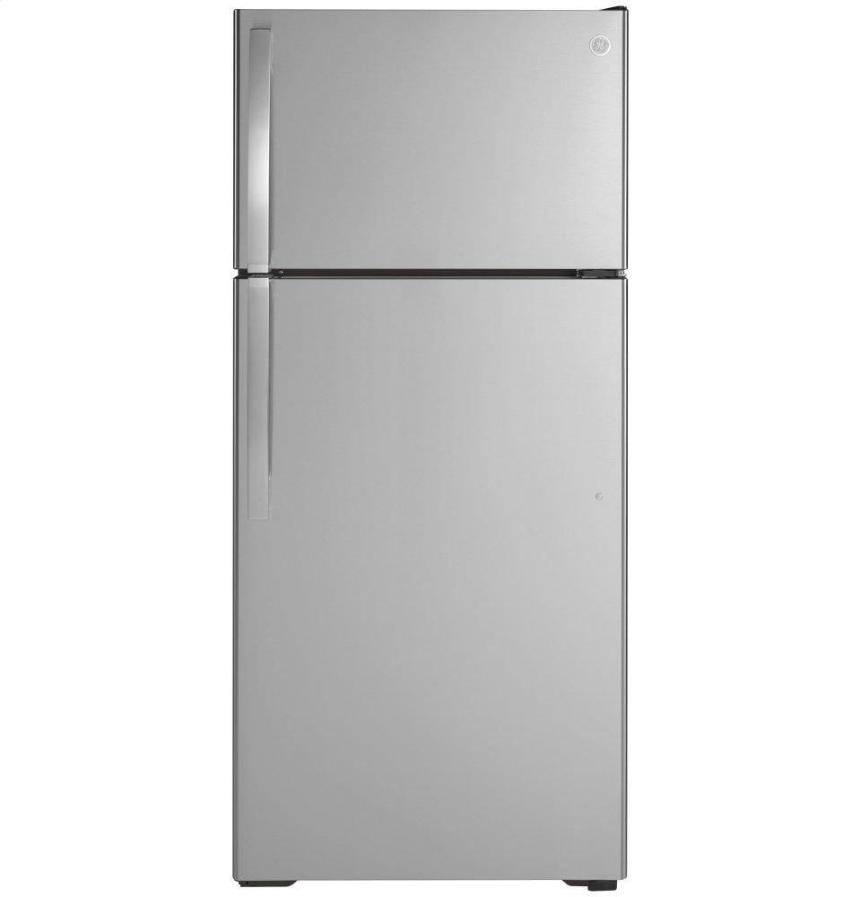 Ge Appliances GIE17GSNRSS Ge® Energy Star® 16.6 Cu. Ft. Top-Freezer Refrigerator