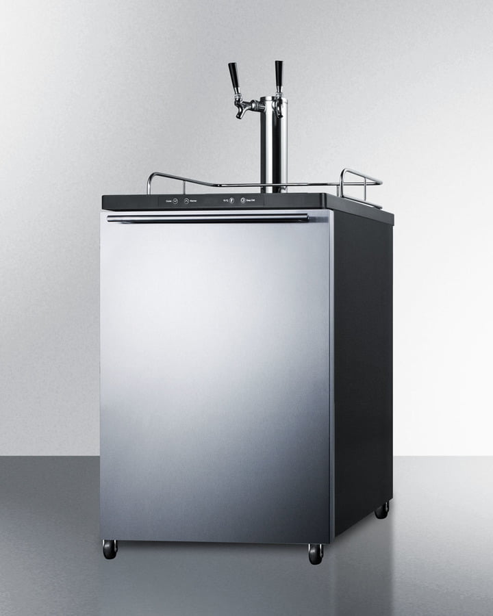 Summit SBC635MBI7SSHHTWIN 24" Wide Built-In Kegerator