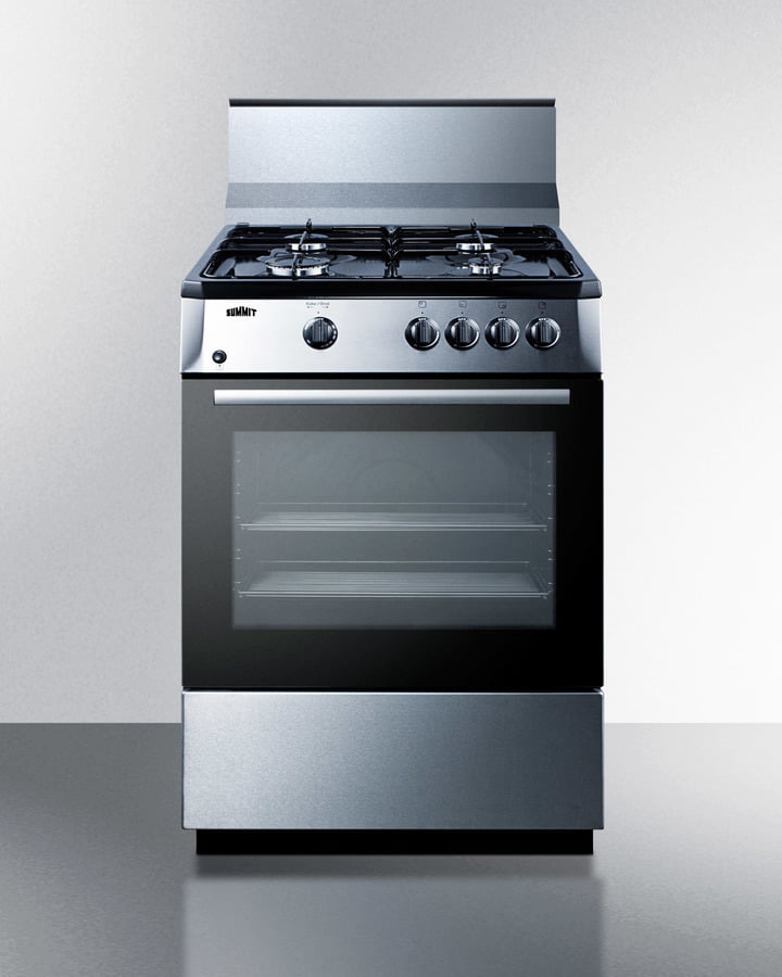 Summit PRO24G 24" Wide Gas Range