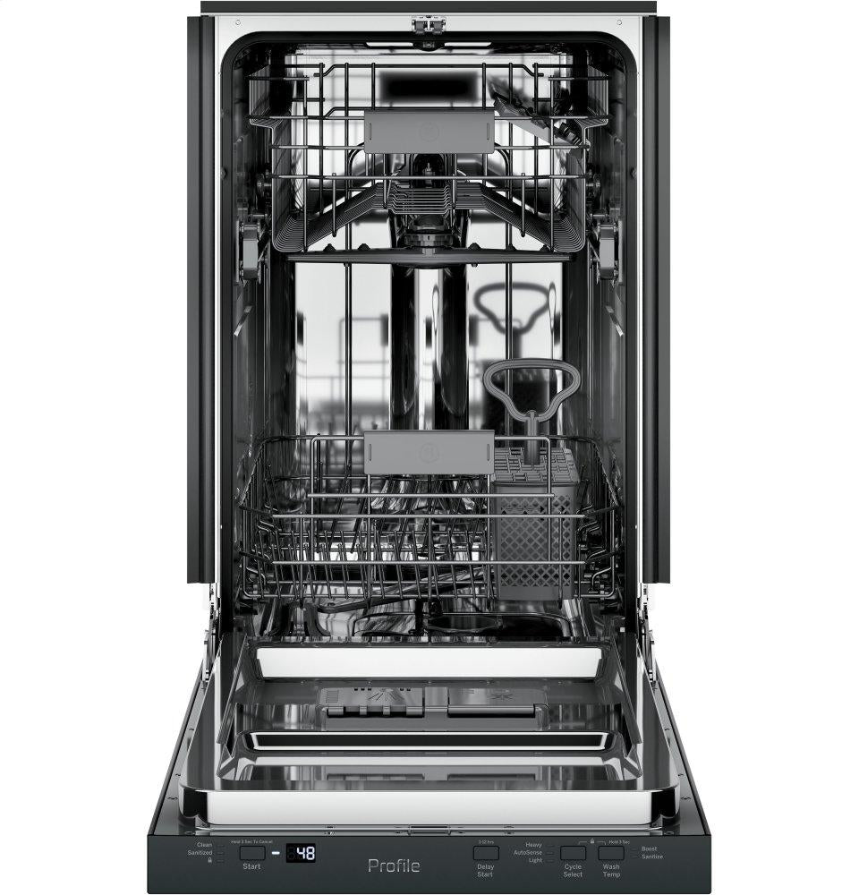 Ge Appliances PDT145SGLBB Ge Profile&#8482; 18" Ada Compliant Stainless Steel Interior Dishwasher With Sanitize Cycle