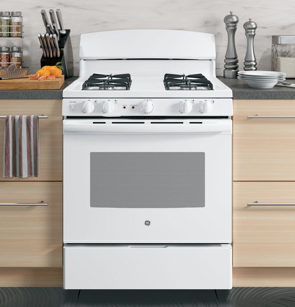 Ge Appliances JGB450DEKWW Ge® 30" Free-Standing Gas Range