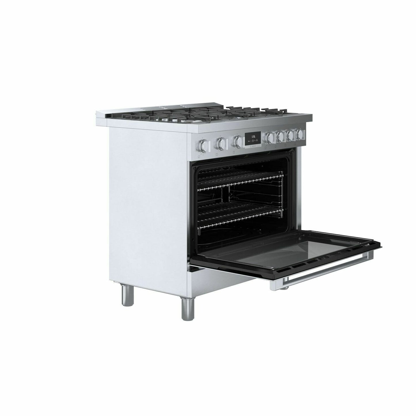 Bosch HDS8655U 800 Series Dual Fuel Freestanding Range 36'' Stainless Steel Hds8655U