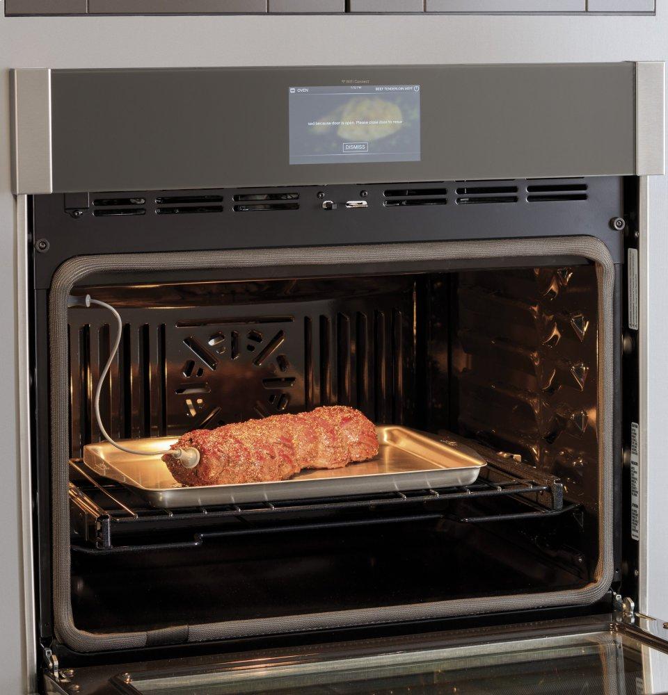 Ge Appliances PTS9000BNTS Ge Profile&#8482; 30" Smart Built-In Convection Single Wall Oven With In-Oven Camera And No Preheat Air Fry