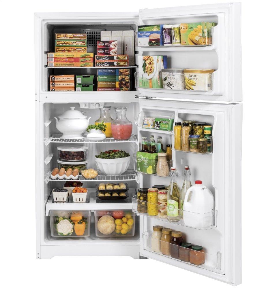 Ge Appliances GTE19DTNRWW Ge® Energy Star® 19.2 Cu. Ft. Top-Freezer Refrigerator