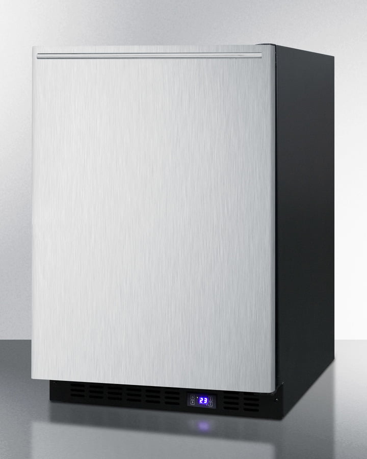 Summit SCFF53BXSSHHIM 24" Wide Built-In All-Freezer With Icemaker