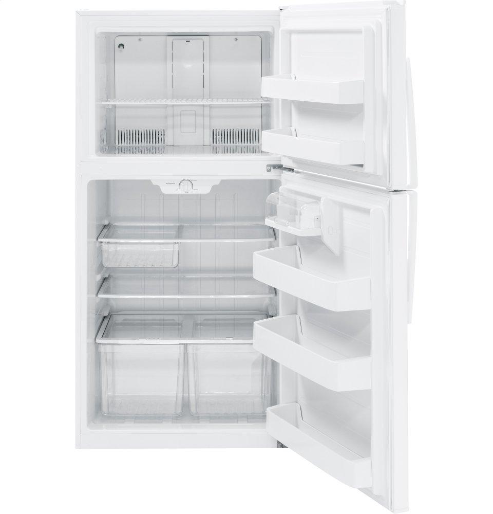 Ge Appliances GTE21GTHWW Ge® Energy Star® 21.1 Cu. Ft. Top-Freezer Refrigerator