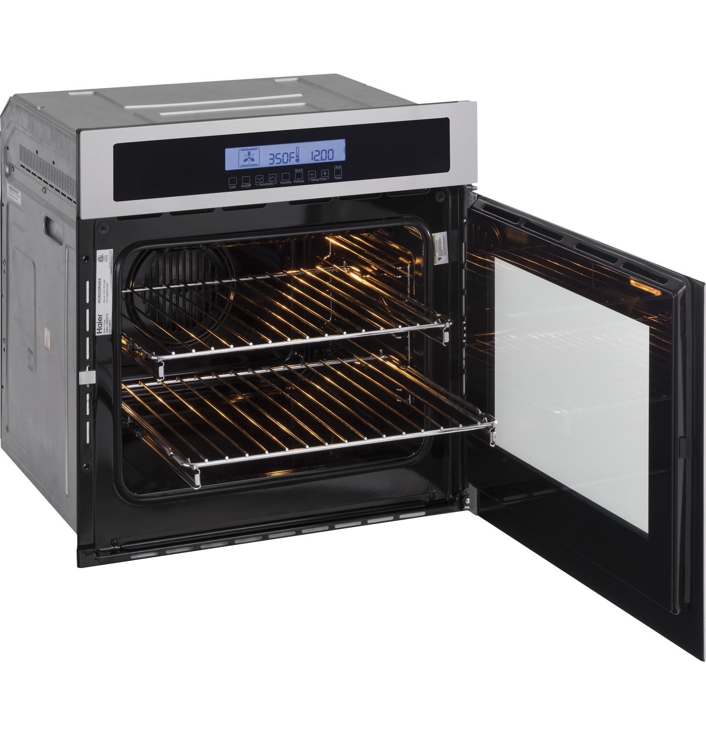 Haier HCW225RAES 24" Single 2.0 Cu. Ft. Right-Swing True European Convection Oven