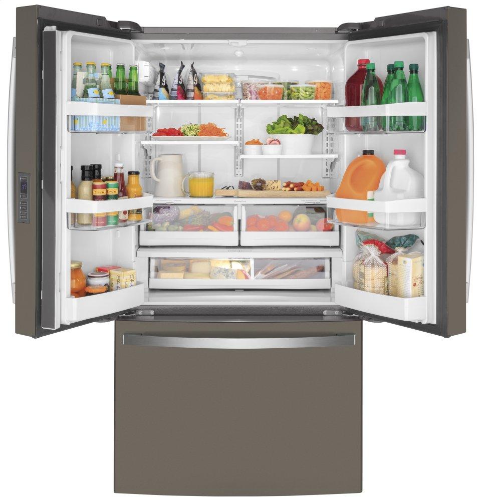 Ge Appliances GWE23GMNES Ge® Energy Star® 23.1 Cu. Ft. Counter-Depth French-Door Refrigerator