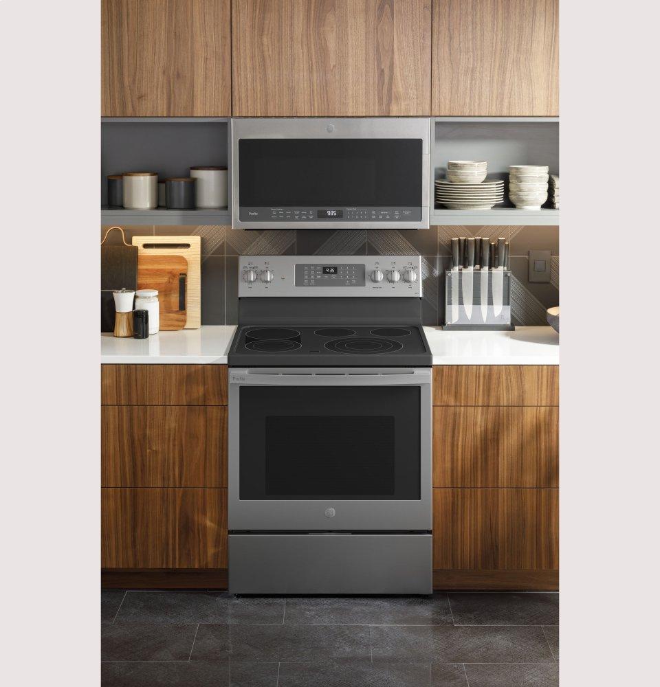 Ge Appliances PB935YPFS Ge Profile&#8482; 30" Smart Free-Standing Electric Convection Fingerprint Resistant Range With No Preheat Air Fry