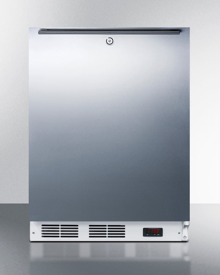 Summit VT65ML7BISSHHADA Ada Compliant Commercial Built-In Medical All-Freezer Capable Of -25 C Operation, With Wrapped Stainless Steel Door, Horizontal Handle, And Lock