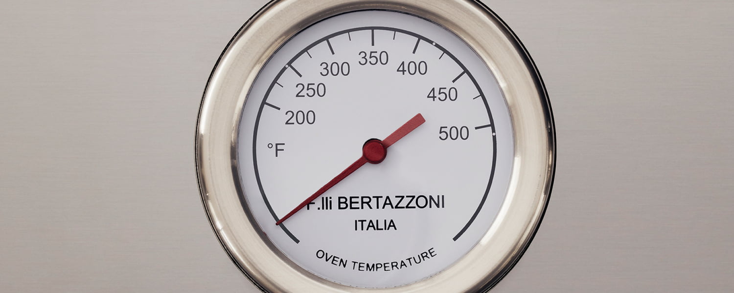 Stainless Steel Oven Thermometer Temperature Gauge for Pizza AGA Cooker