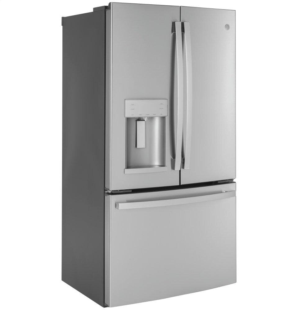 Ge Appliances GYE22GYNFS Ge® Energy Star® 22.1 Cu. Ft. Counter-Depth Fingerprint Resistant French-Door Refrigerator