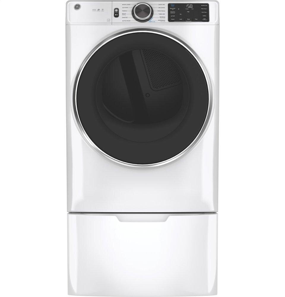 Ge Appliances GFD65GSSNWW Ge® 7.8 Cu. Ft. Capacity Smart Front Load Gas Dryer With Steam And Sanitize Cycle