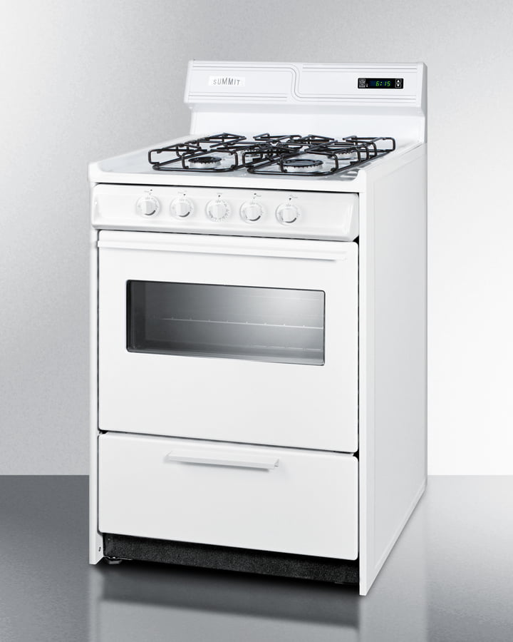 Summit WTM6307KSW 24" Wide Gas Range