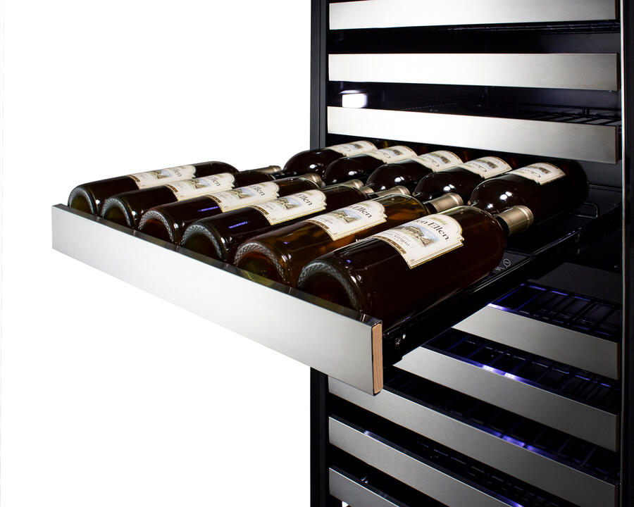 Summit SWCP2163CSS 24" Wide Dual-Zone Wine Cellar