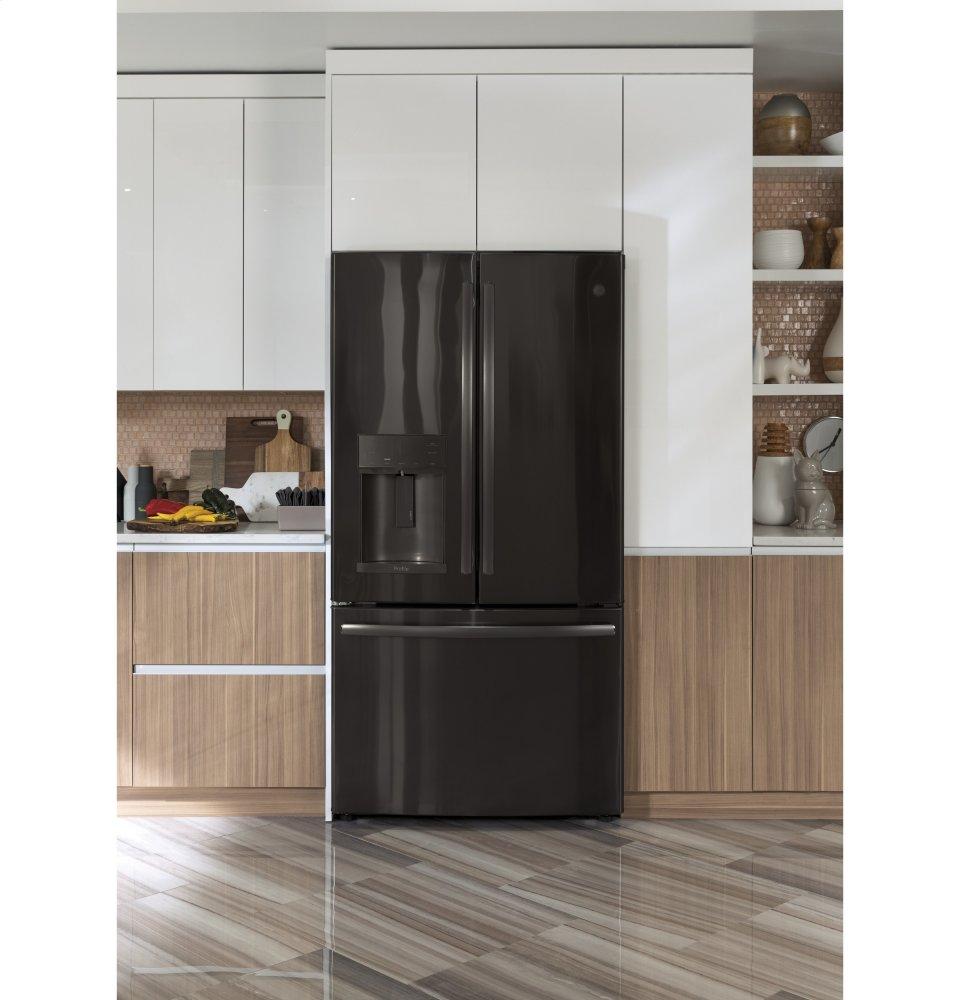 Ge Appliances PFD28KBLTS Ge Profile&#8482; Series 27.7 Cu. Ft. French-Door Refrigerator With Door In Door And Hands-Free Autofill