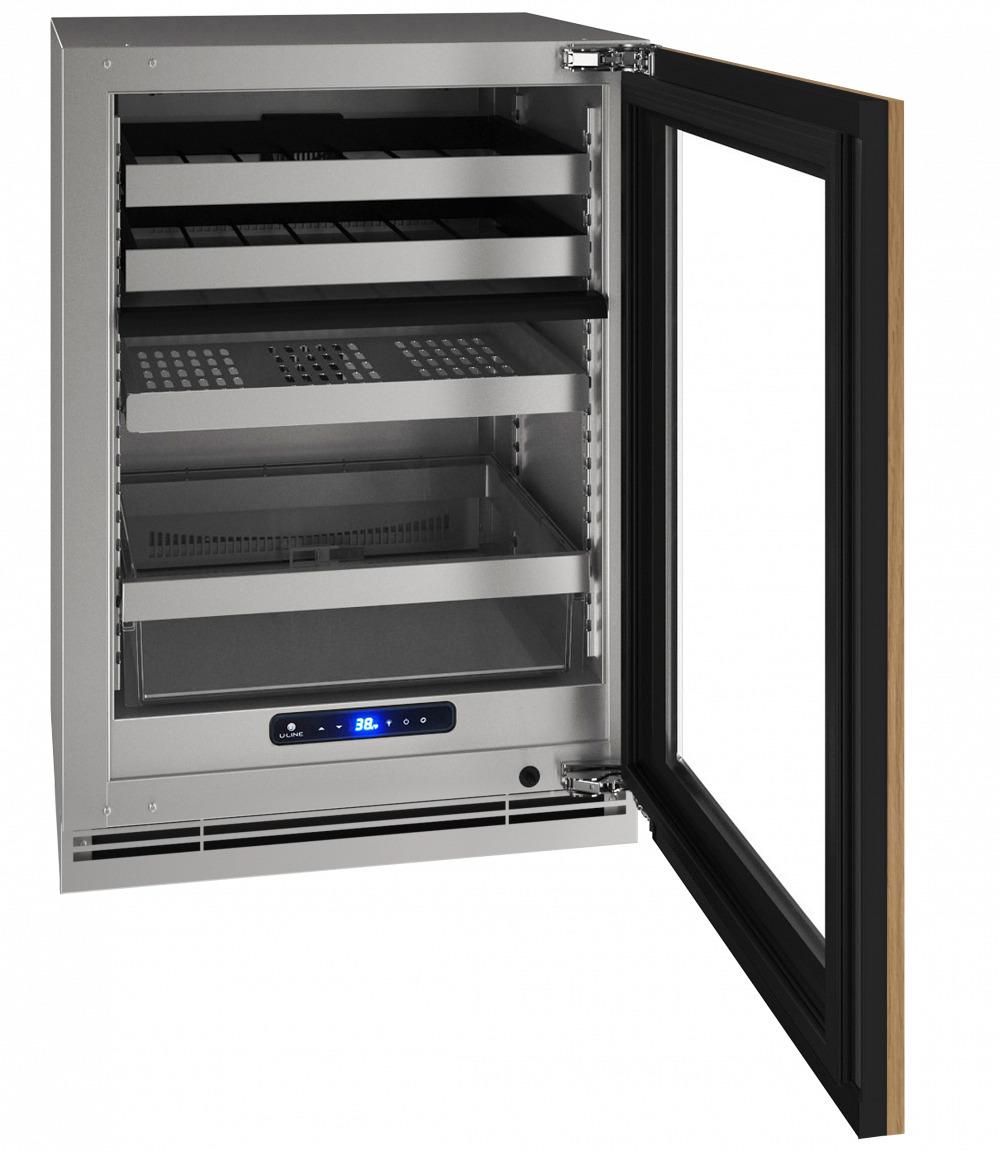 U-Line UHBD524IG01A Hbd524 24" Dual-Zone Beverage Center With Integrated Frame Finish And Field Reversible Door Swing (115 V/60 Hz Volts /60 Hz Hz)