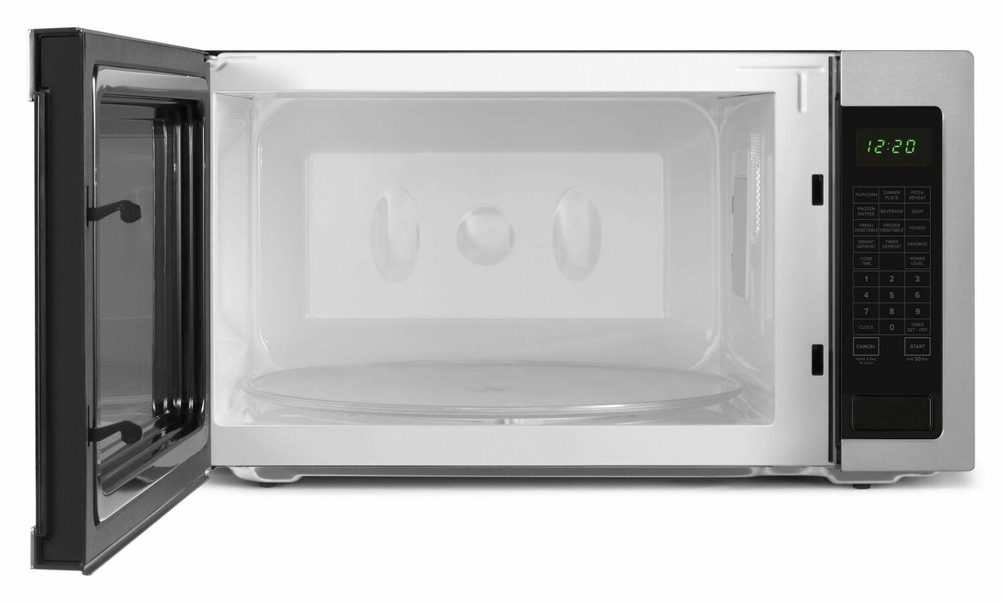 Amana AMC4322GS 2.2 Cu. Ft. Countertop Microwave With Add :30 Seconds Option Black-On-Stainless