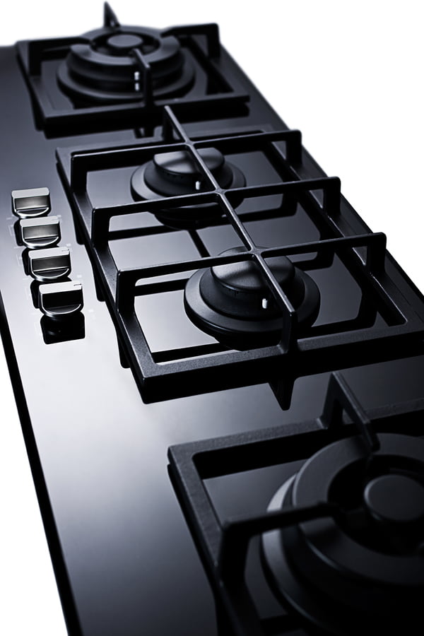 Summit GC443BGL 44" Wide 4-Burner Gas Cooktop