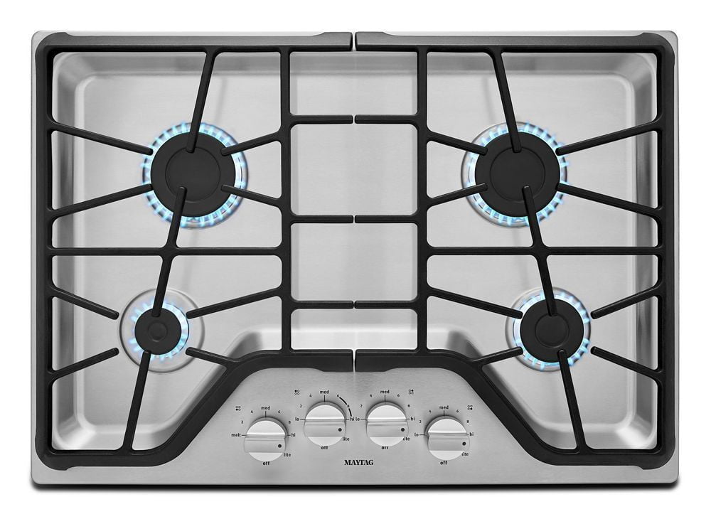 Maytag MGC7430DS 30-Inch Wide Gas Cooktop With Power Burner