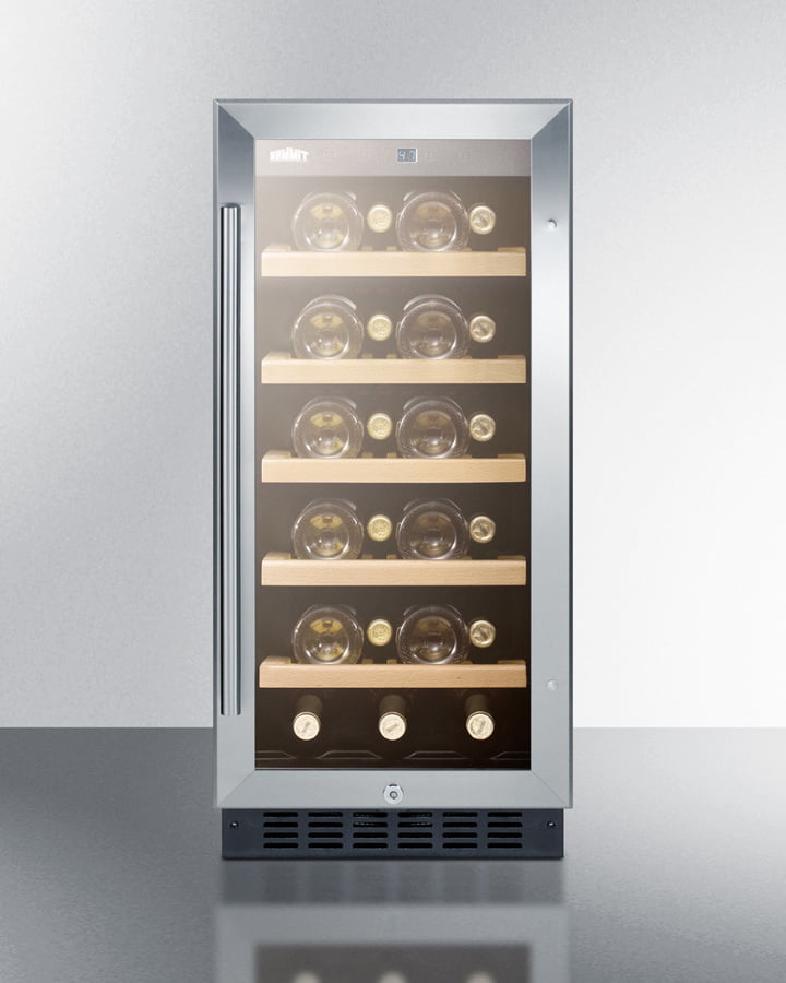 Summit ALWC15 15" Wide Built-In Wine Cellar, Ada Compliant