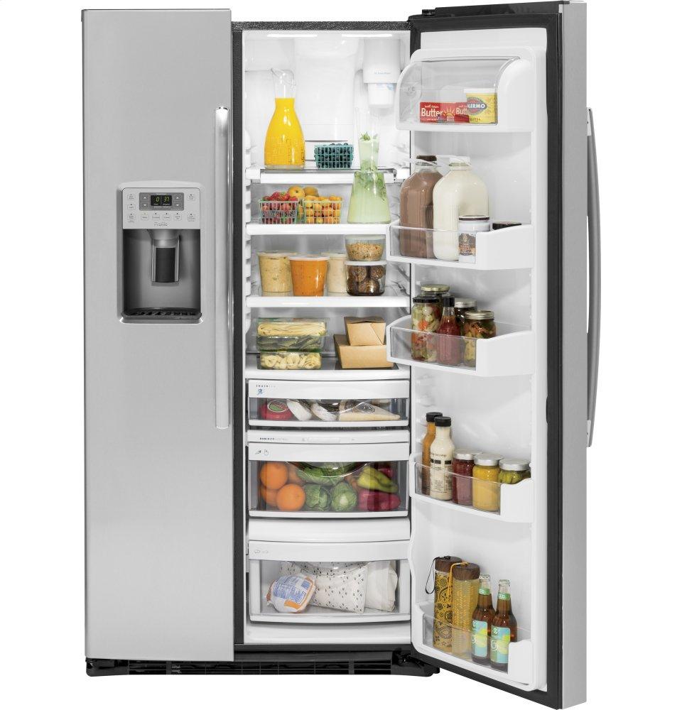 Ge Appliances PZS22MSKSS Ge Profile&#8482; Series 21.9 Cu. Ft. Counter-Depth Side-By-Side Refrigerator