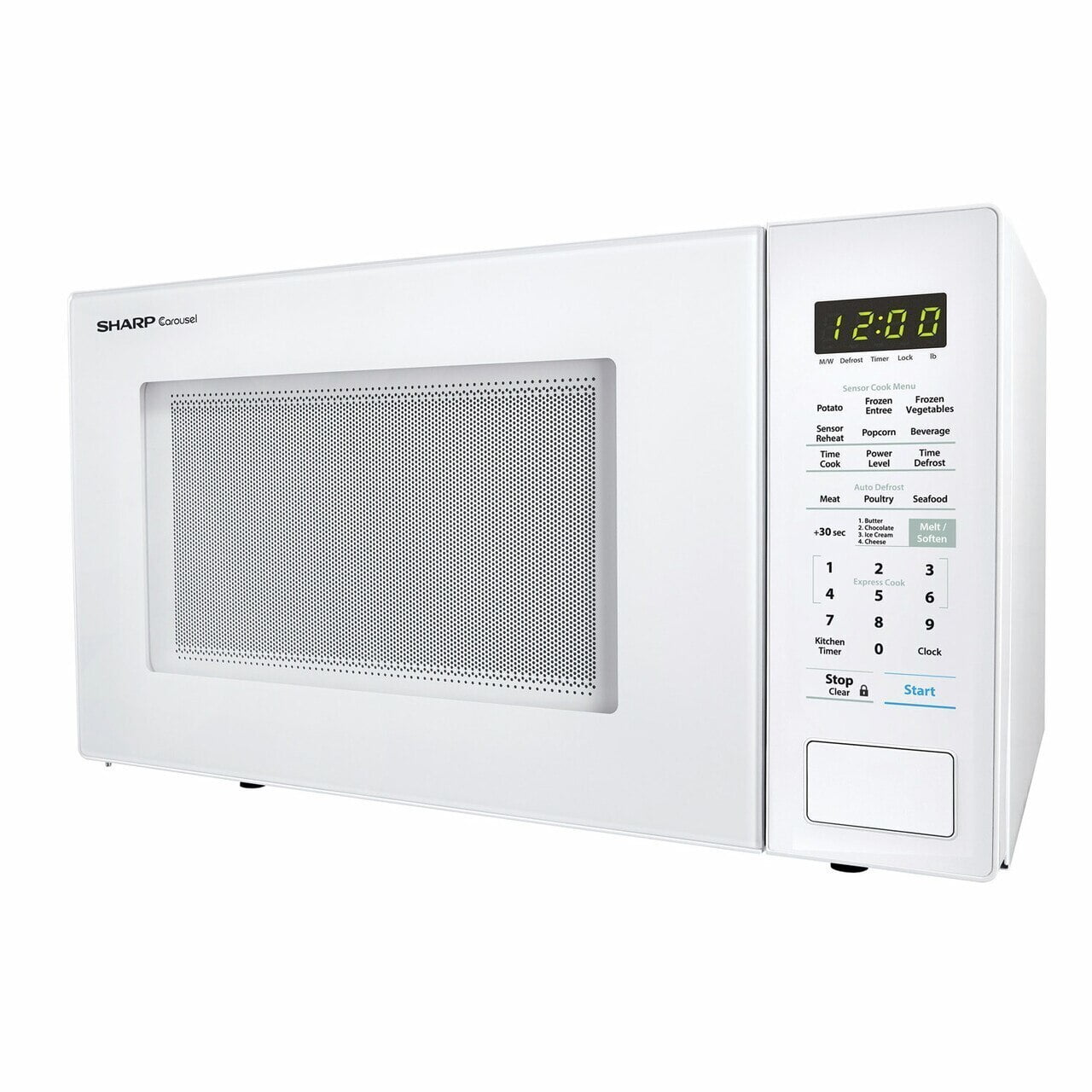 Sharp SMC1441CW 1.4 Cu. Ft. 1000W Sharp White Countertop Microwave Oven