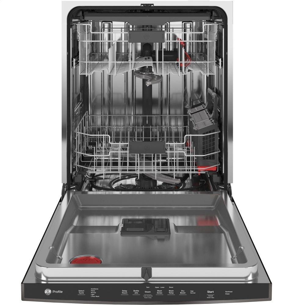 Ge Appliances PDP715SBNTS Ge Profile&#8482; Top Control With Stainless Steel Interior Dishwasher With Sanitize Cycle & Dry Boost With Fan Assist