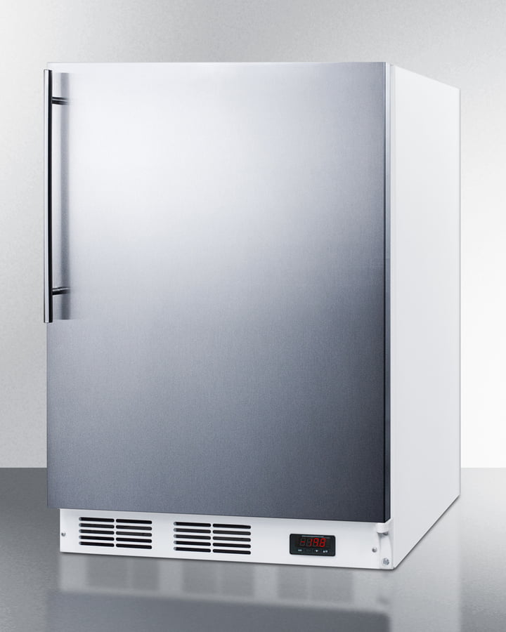 Summit VT65M7BISSHVADA Ada Compliant Commercial Built-In Medical All-Freezer Capable Of -25 C Operation, With Wrapped Stainless Steel Door And Thin Handle