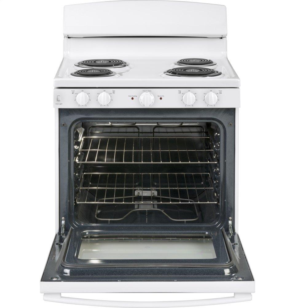 Ge Appliances JBS460DMWW Ge® 30" Free-Standing Electric Range