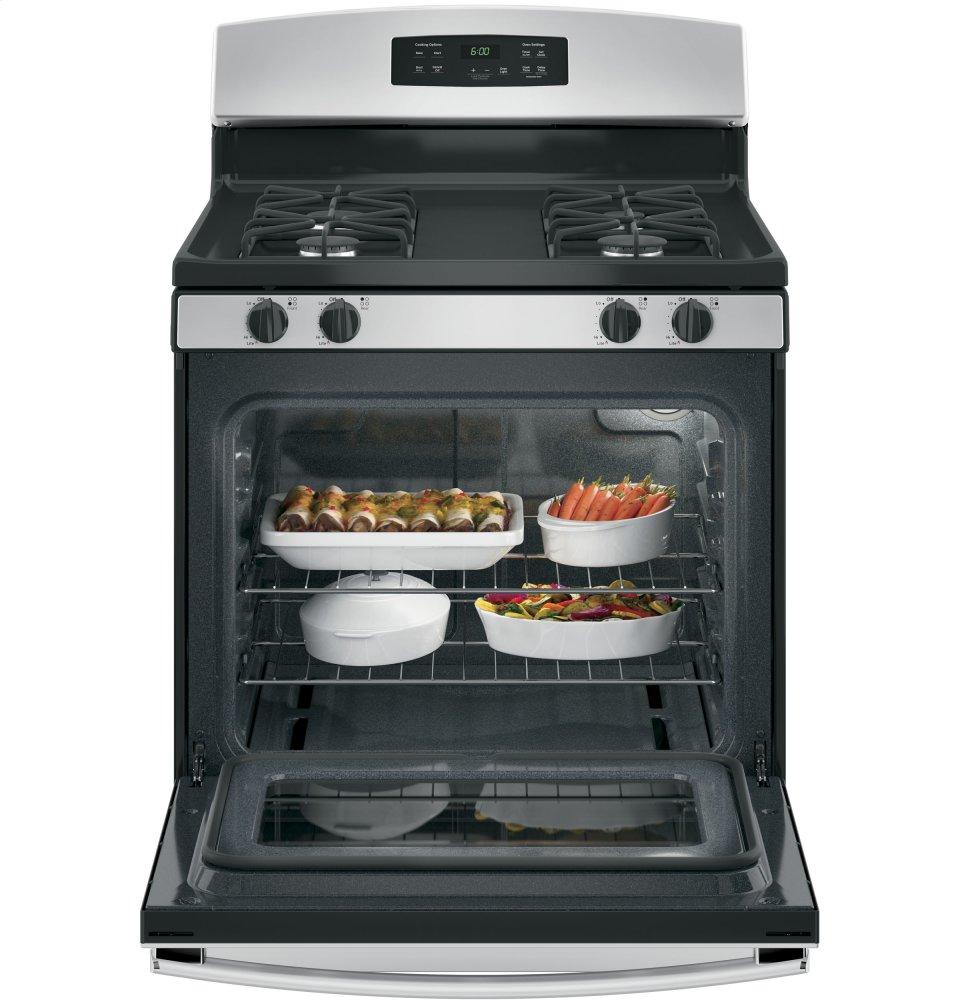 Ge Appliances JGBS60REKSS Ge® 30" Free-Standing Gas Range