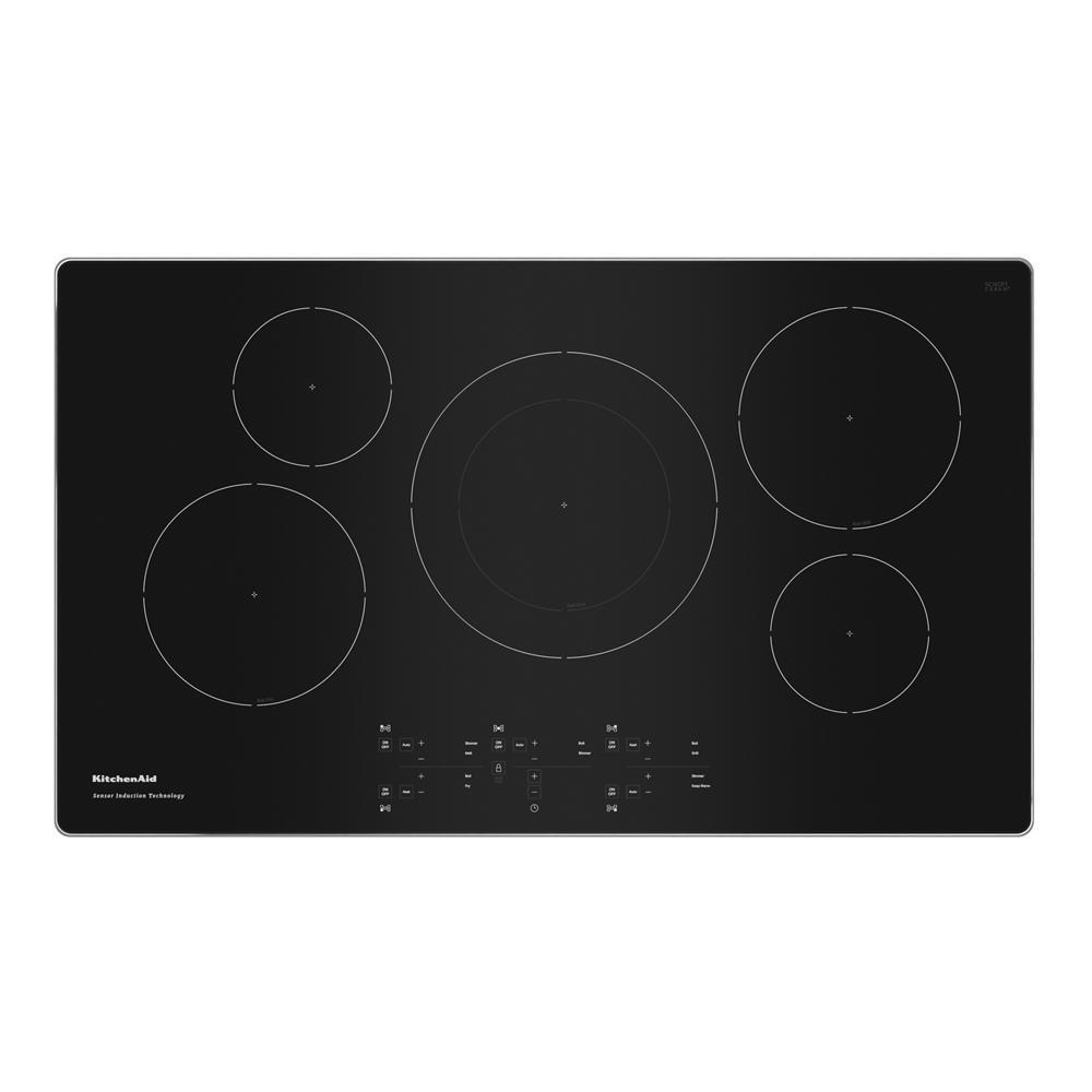 Kitchenaid KCIG556JSS 36-Inch 5-Element Sensor Induction Cooktop