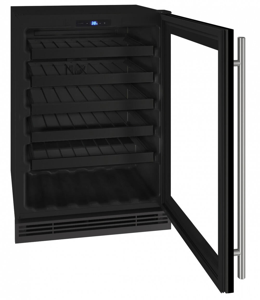 U-Line UHWC124BG01A Hwc124 24" Wine Refrigerator With Black Frame Finish (115V/60 Hz Volts /60 Hz Hz)