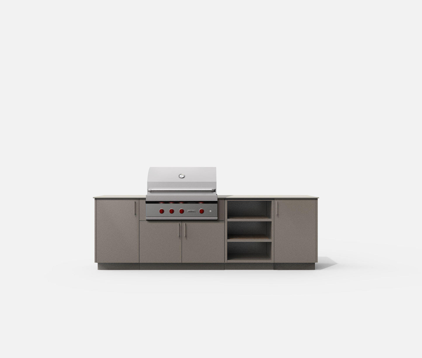 Urban Bonfire CPRAIRIE36CLAY Prairie 36 Outdoor Kitchen (Clay)GRILL SOLD SEPARATELY