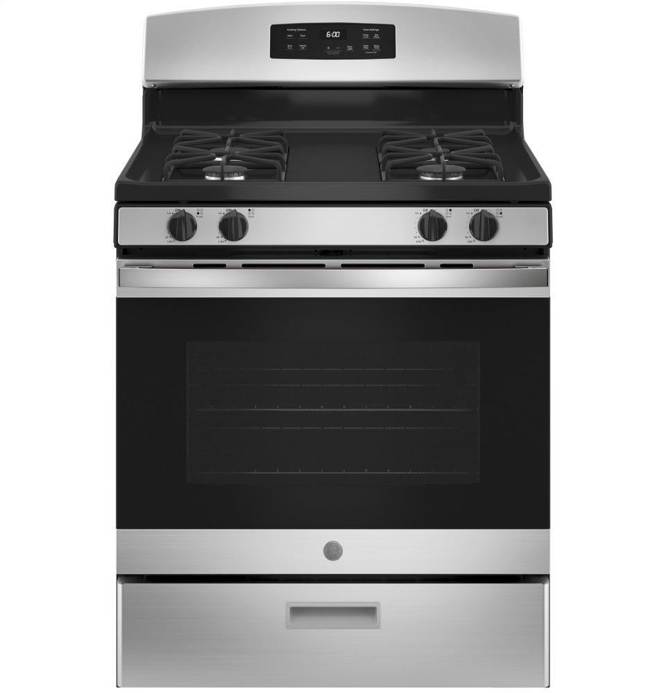 Ge Appliances JGBS60REKSS Ge® 30" Free-Standing Gas Range