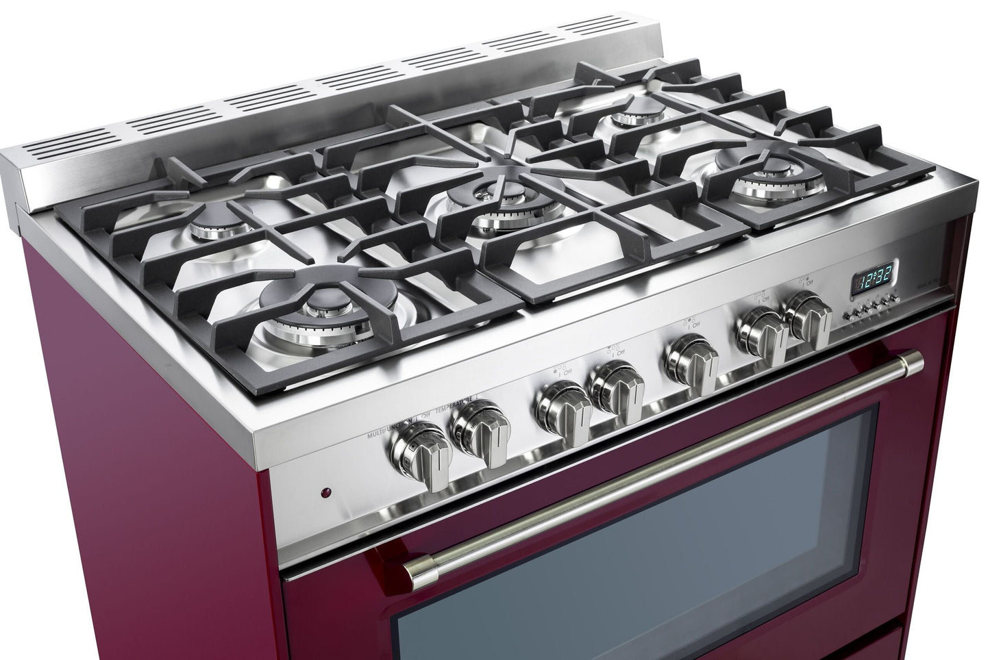 Verona VPFSGG365BU Burgundy 36" Prestige Gas Range