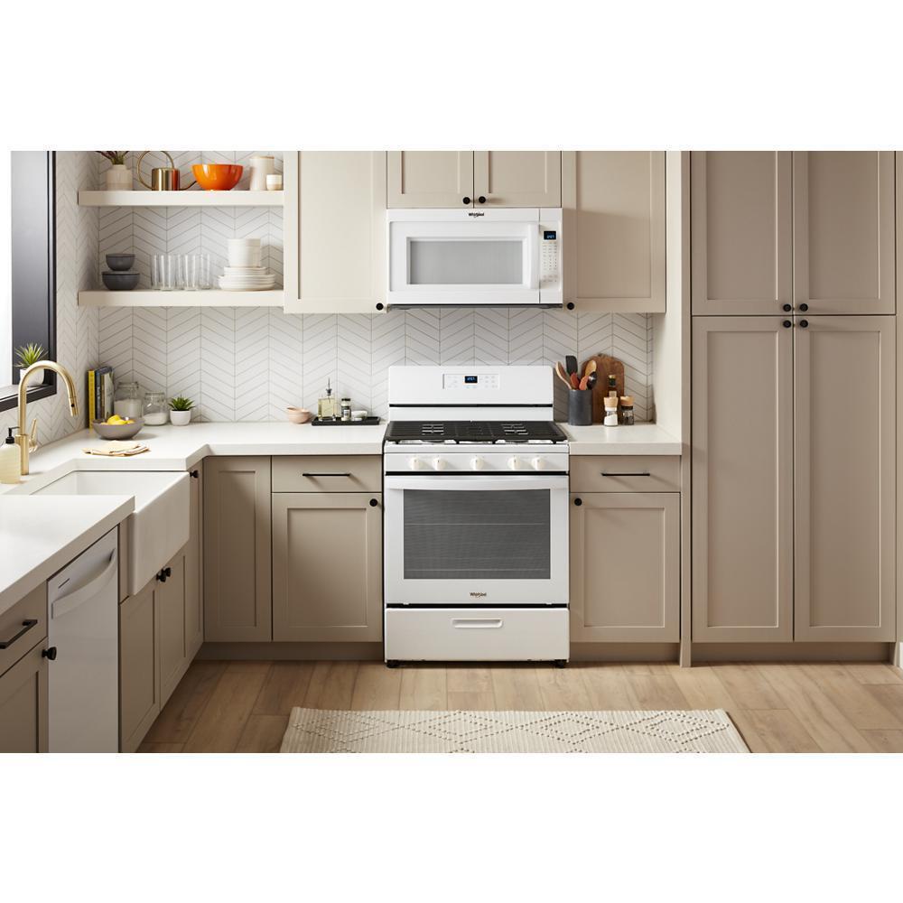 Whirlpool WFG505M0MW 5.1 Cu. Ft. Freestanding Gas Range With Edge To Edge Cooktop