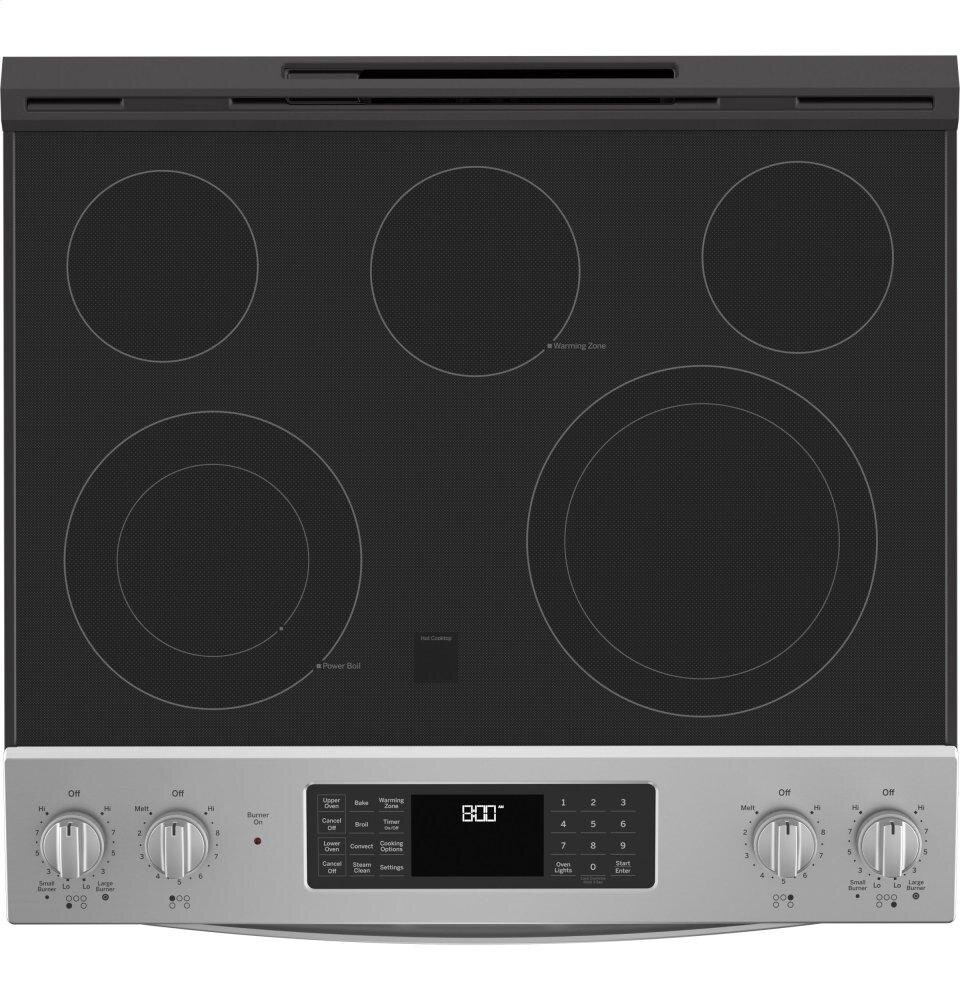 Ge Appliances JSS86SPSS Ge® 30" Slide-In Electric Convection Double Oven Range