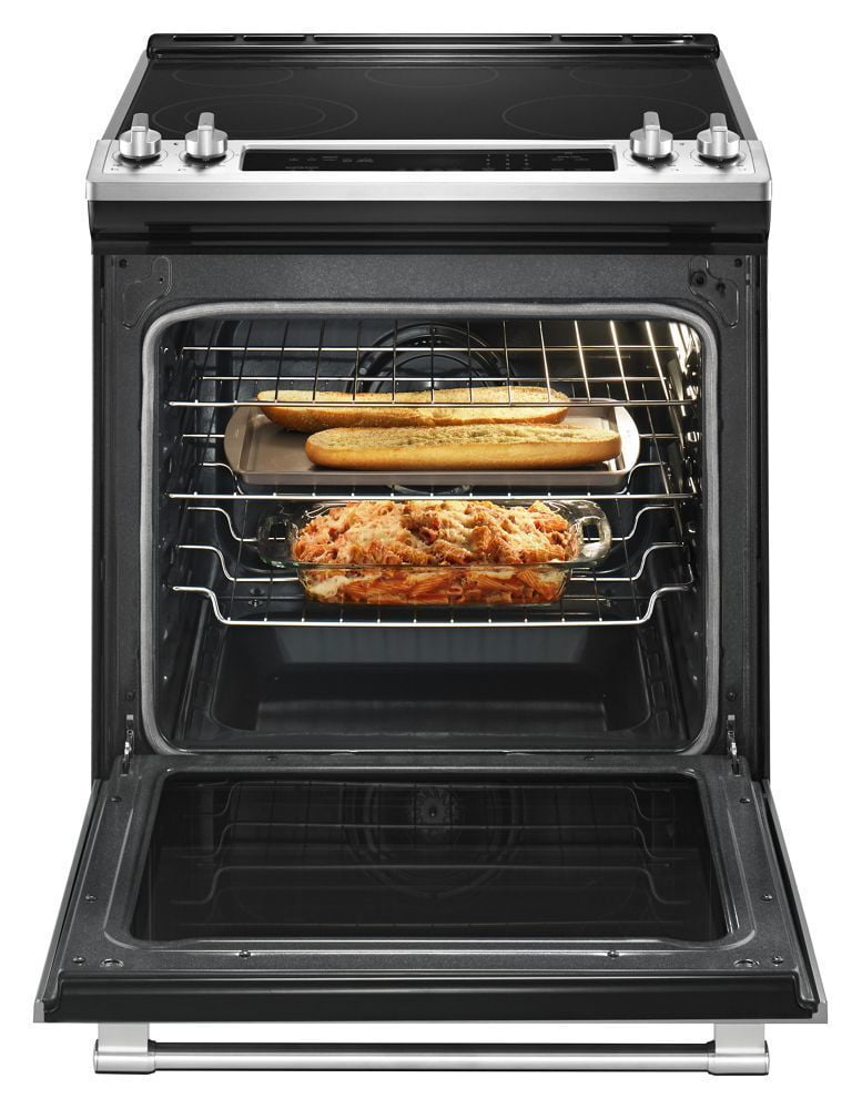 Maytag MES8800FZ 30-Inch Wide Slide-In Electric Range With True Convection And Fit System - 6.4 Cu. Ft.