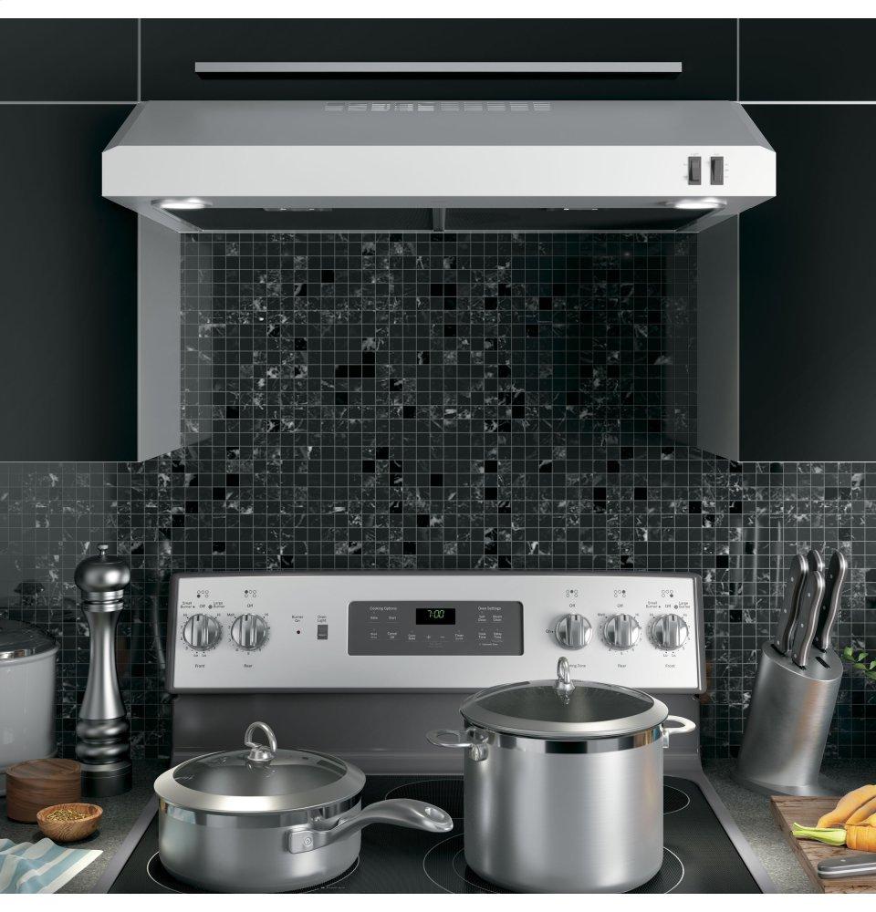 Ge Appliances JVX5305SJSS Ge® 30" Energy Star Certified Under The Cabinet Hood