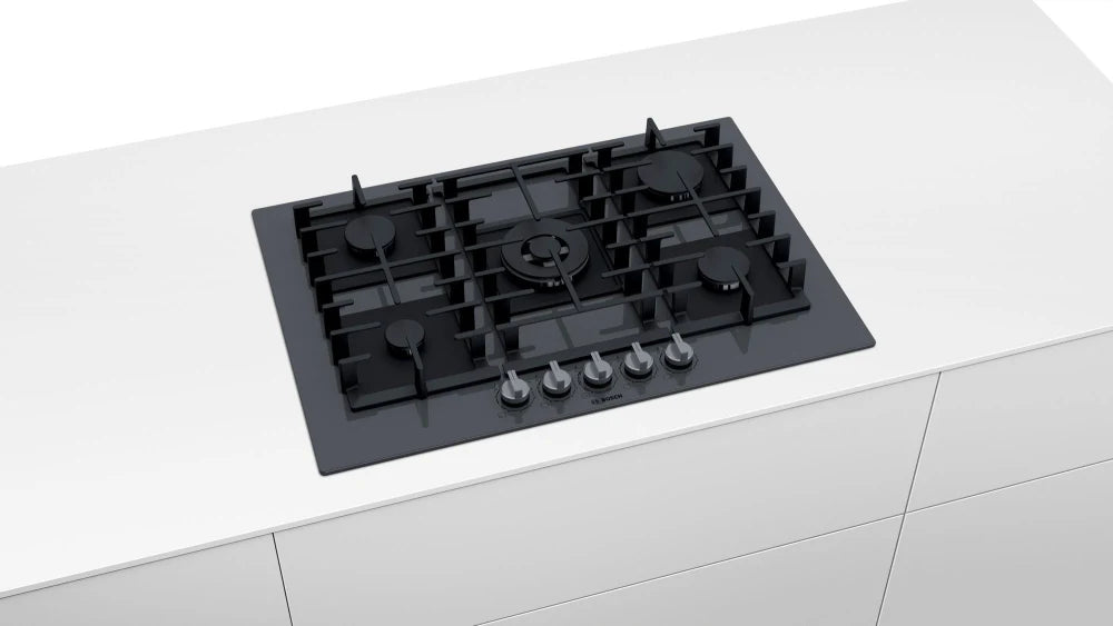 Bosch NGMP077UC Benchmark® Gas Cooktop 30'' Hard Glass, Dark Silver Ngmp077Uc