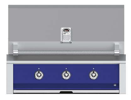 Hestan EAB36LPBU Aspire Series - 36" Liquid Propane Built In Grill W/ U-Burners - Prince / Blue