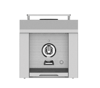 Hestan AGB121NGWH Hestan 12" Natural Gas Single Side Burner For Built In Grill Agb12 - White (Custom Color: Froth)