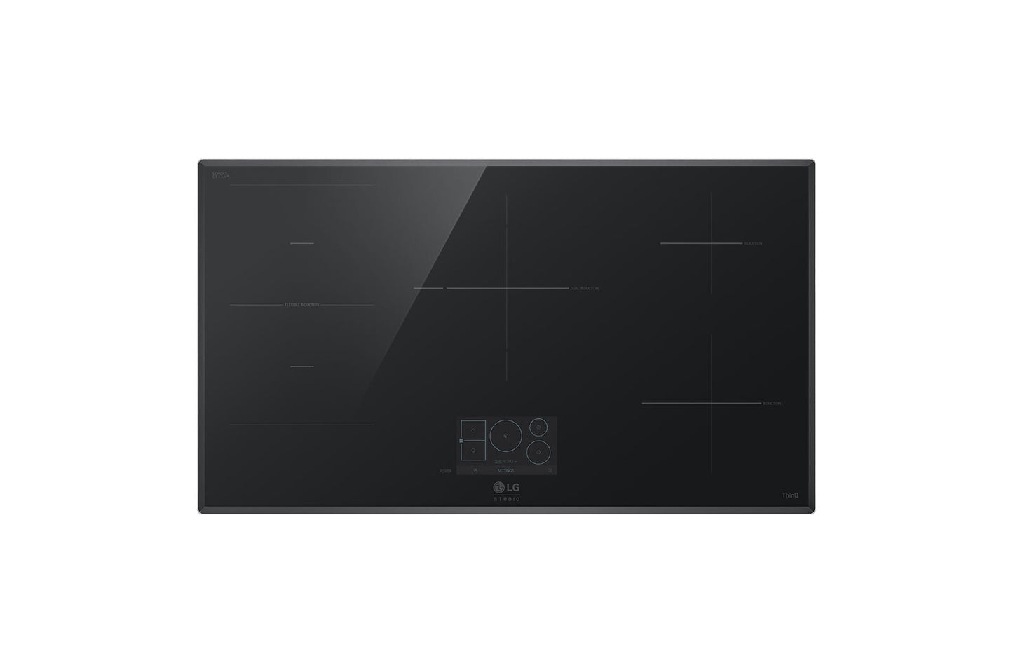 Lg CBIS3618B Lg Studio 36" Induction Cooktop With 5 Burners And Flex Cooking Zone