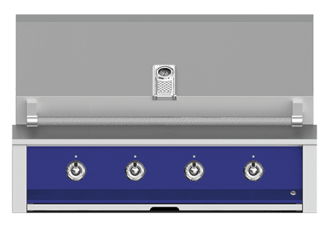 Hestan EAB42LPBU Aspire Series - 42" Liquid Propane Built In Grill W/ U-Burners - Prince/ Blue