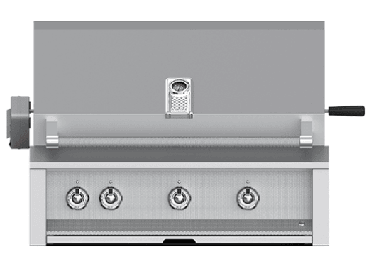 Hestan EABR36NG Aspire Series - 36" Natural Gas Built In Grill W/ U-Burners And Rotisserie - Steeletto / Stainless Steel