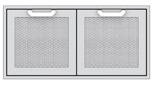 Hestan AGSD42TQ Hestan 42" Double Storage Doors Agsd - Turquoise (Custom Color: Bora Bora)