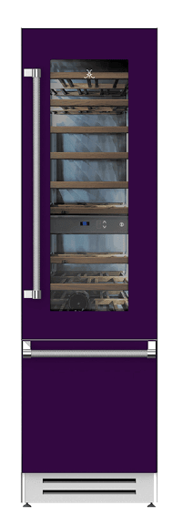Hestan KRWL24PP 24" Wine Refrigerator - Left Hinge - Purple / Lush